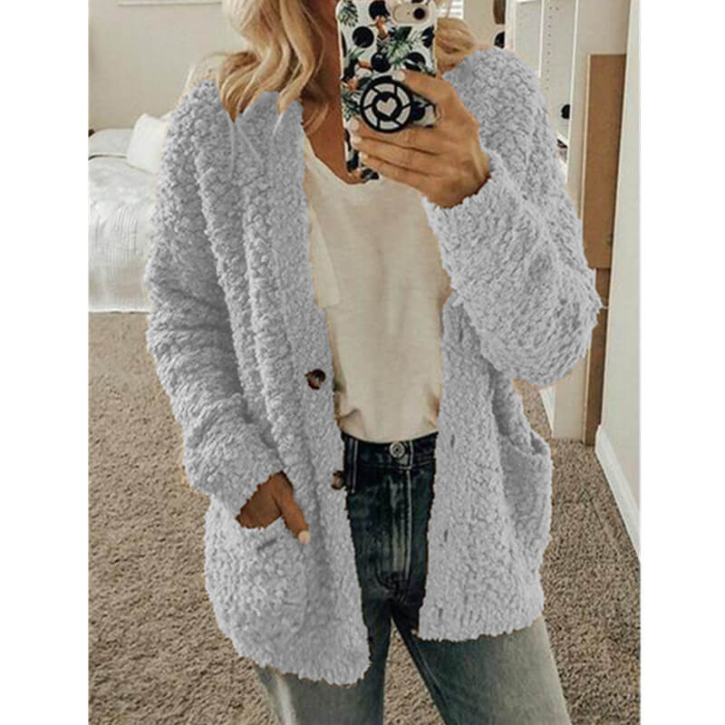 Elegante chaqueta con diseño de lana