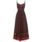 Vestido bohemio con tirantes