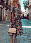 Maxi Vestido Urbano Estampado Floral