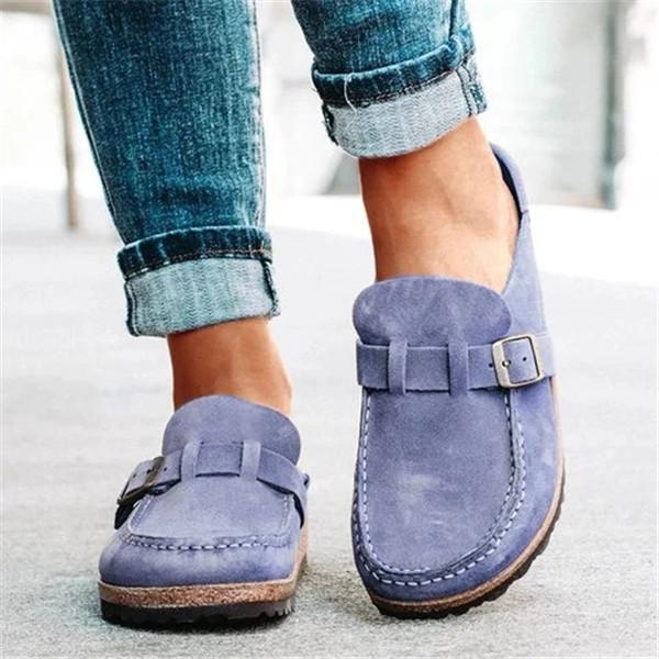 LeatherSandals™ - Elegantes sandalias slip-on para mujer