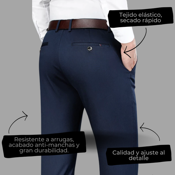 Pantalones elásticos impermeables de gran tamaño para hombre