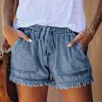 Lexi® | Shorts de mezclilla de cintura alta