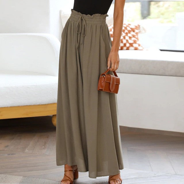 Nicole Elastische Lose Hose