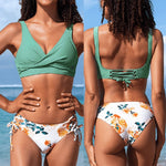 Merovo - Bonito bikini de dos piezas